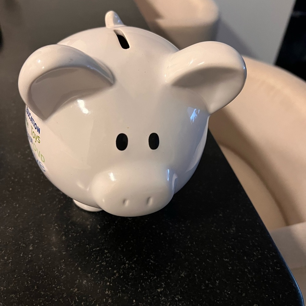 White Piggy Bank